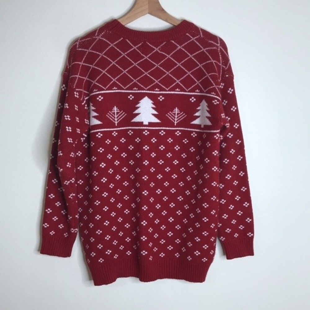 Heimish ladies red soft and cozy pullover sweater size small - Picture 10 of 13